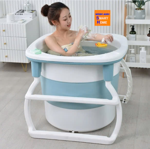 Bồn tắm silicon loại tròn nhựa