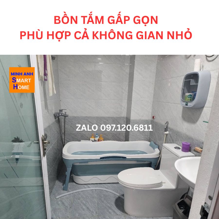 bồn tắm người lớn gấp gọn