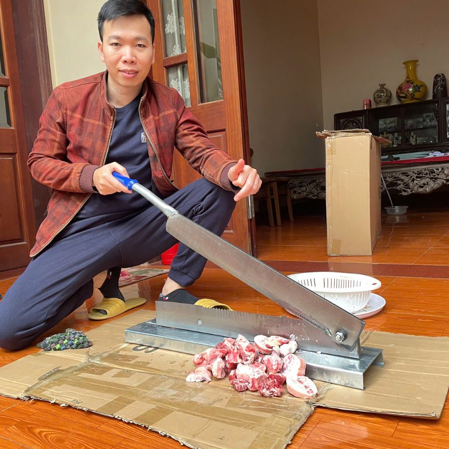 Dao cắt gà, vịt, xương sườn, chân giò, dược liệu