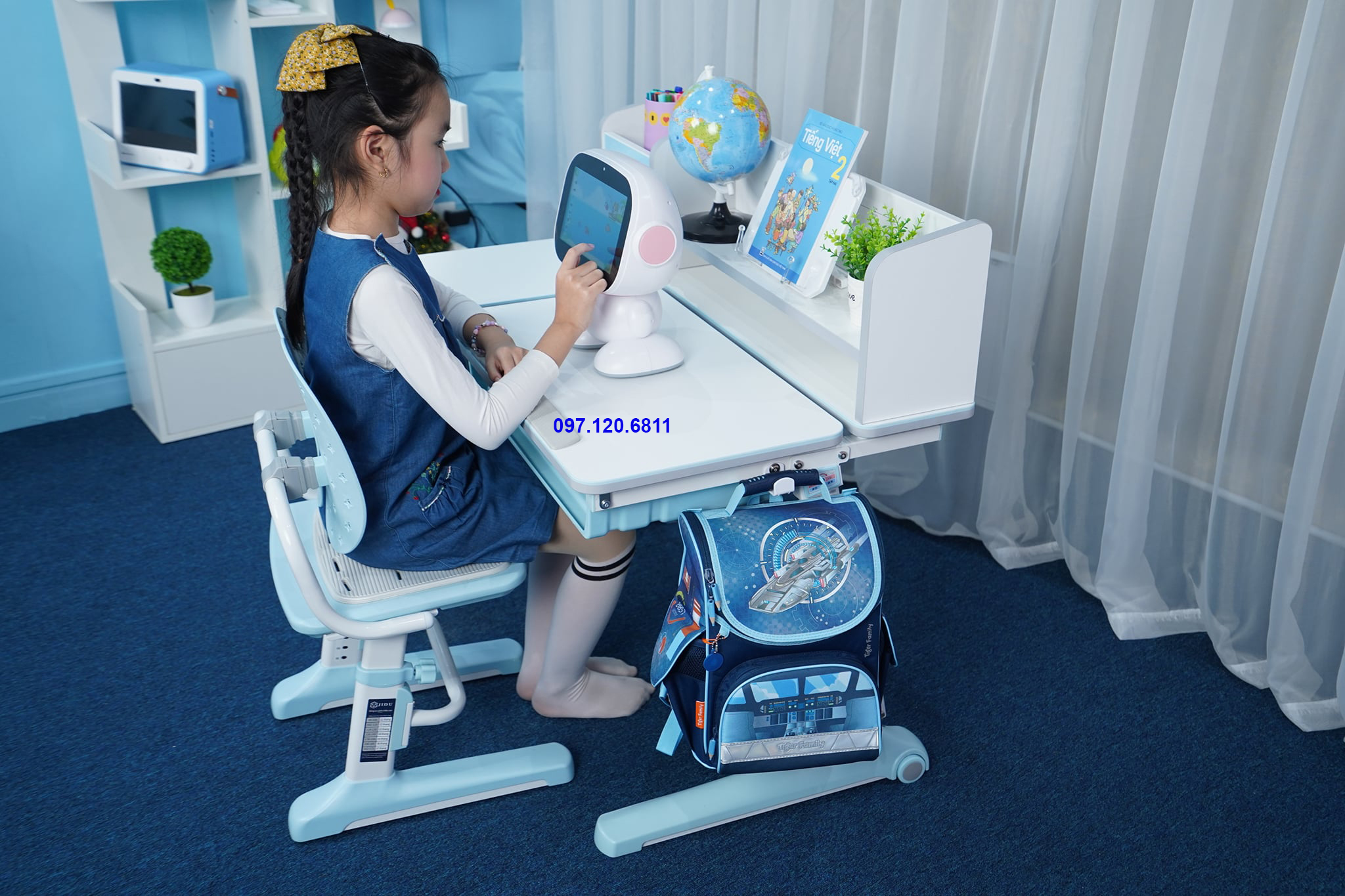 Bàn Học Chống Gù Chống Cận Cho Học Sinh 120cm M-120G - MẪU ĐÃ HẾT HÀNG