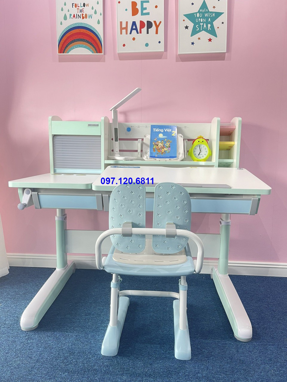Bàn Học Chống Gù Chống Cận Cho Học Sinh 120cm M-120G - MẪU ĐÃ HẾT HÀNG