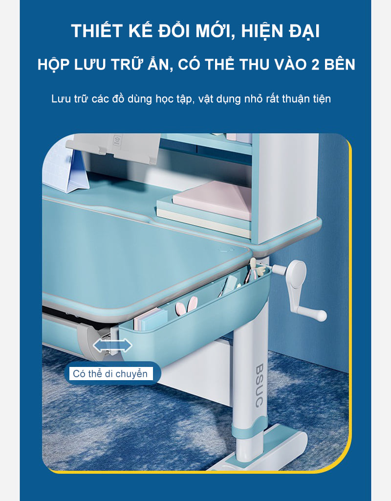Bàn Học Chống Gù Chống Cận Cao Cấp DRZ-12001