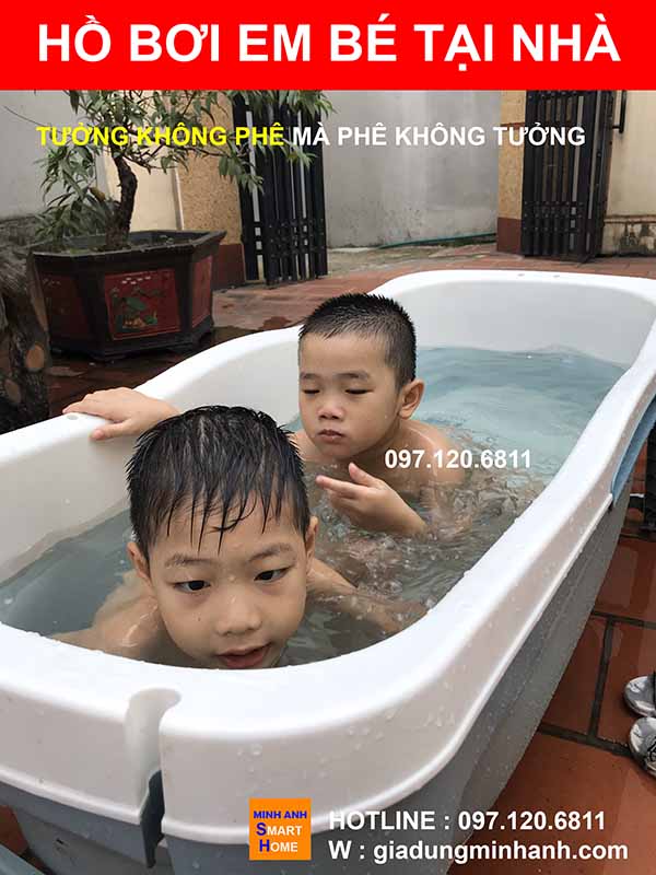 Hồ bơi em bé tại nhà