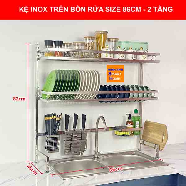 Kệ Chén Inox Trên Bồn Rửa Được Ưa Chuộng