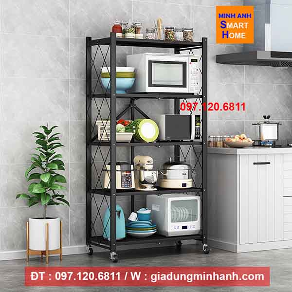 Kệ để lò vi sóng 3 tầng 4 tầng 5 tầng