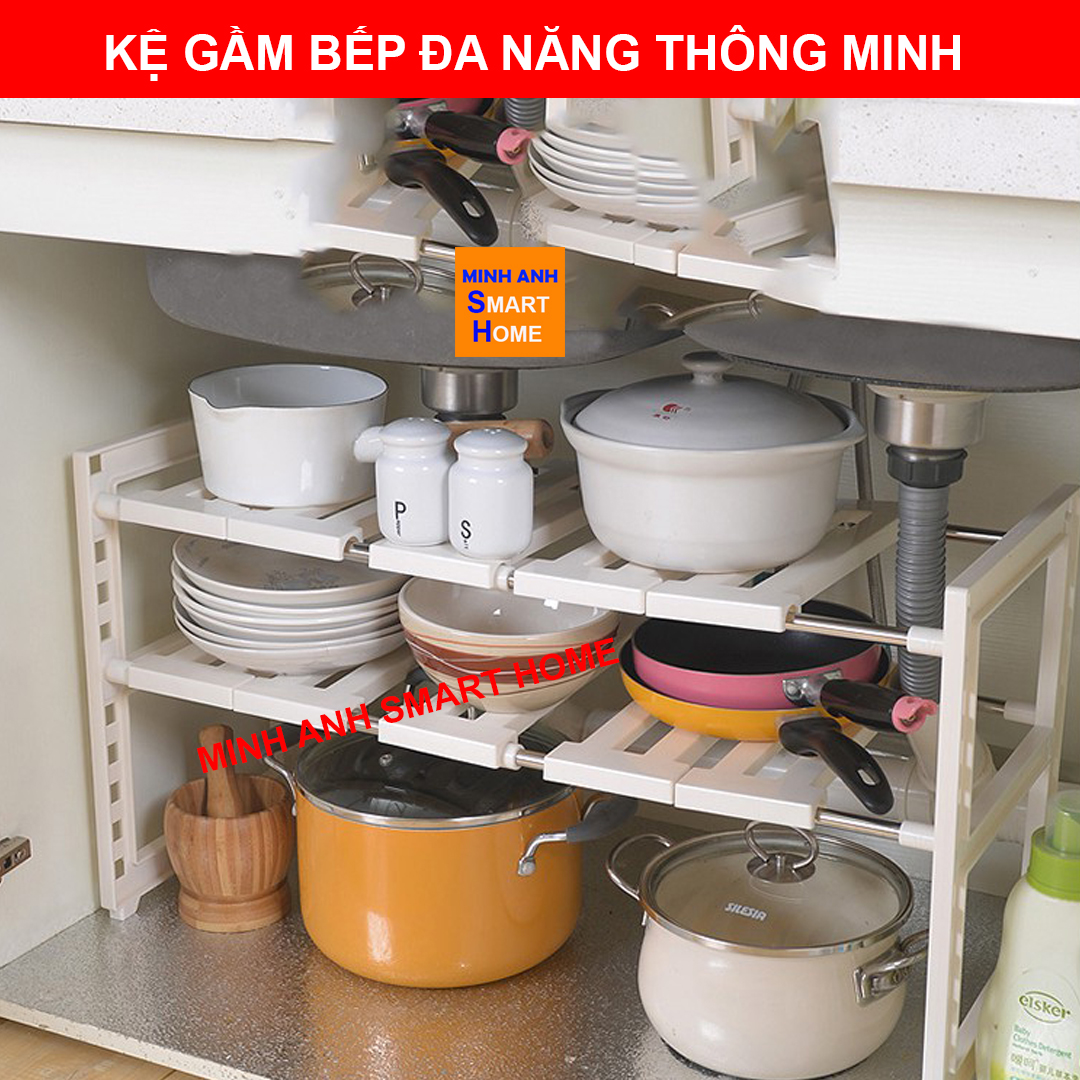 Kệ Gầm Bếp Thông Minh Đa Năng