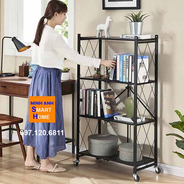 Kệ Gấp Gọn Đa Năng Nhập Khẩu Cao Cấp 3 Tầng - 4 Tầng - 5 Tầng Hiếm Có Trên Thị Trường