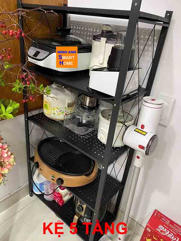 Hình ảnh thực tế kệ để lò nướng, nồi cơm điện