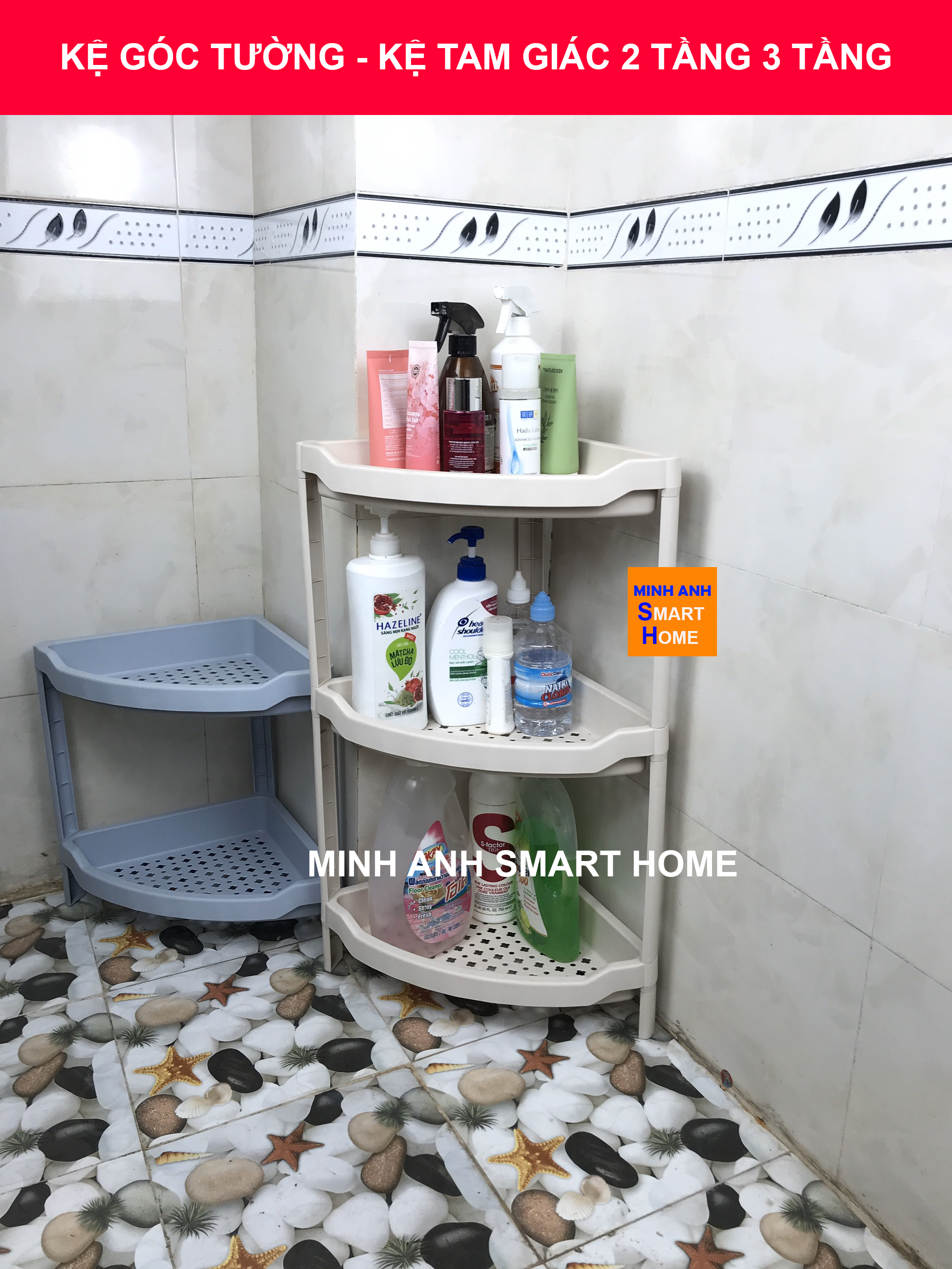 Kệ Góc Nhà Tắm Đa Năng Mẫu Mới Bền, Đẹp