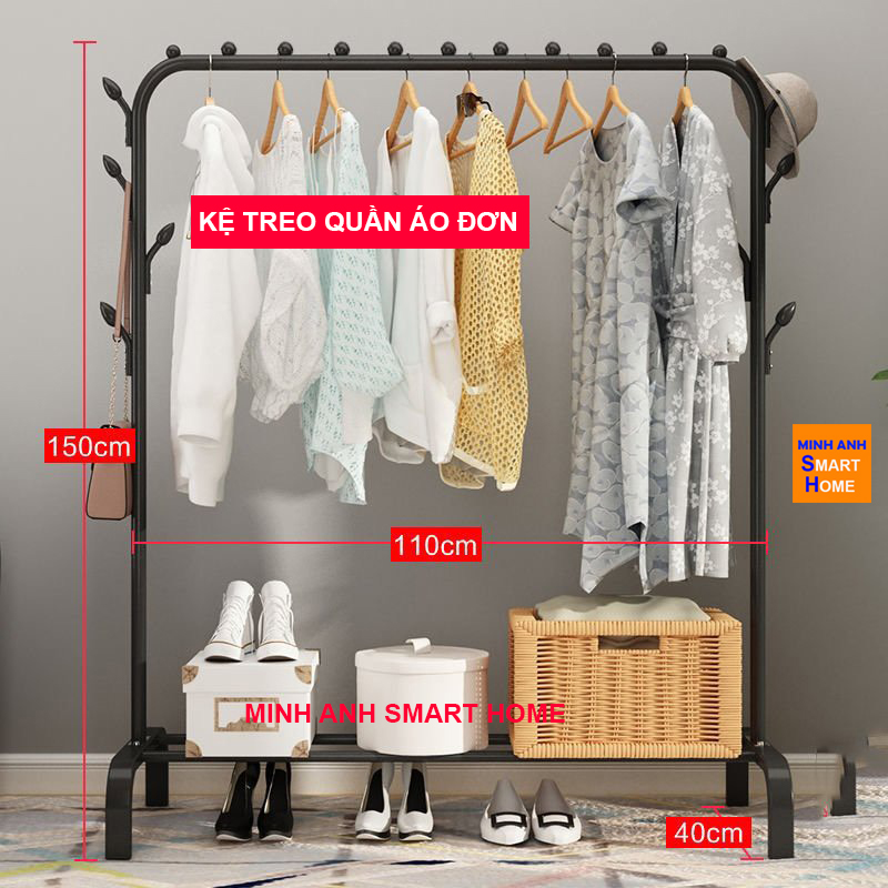 Kệ Treo Quần Áo Đa Năng 3 Trong 1
