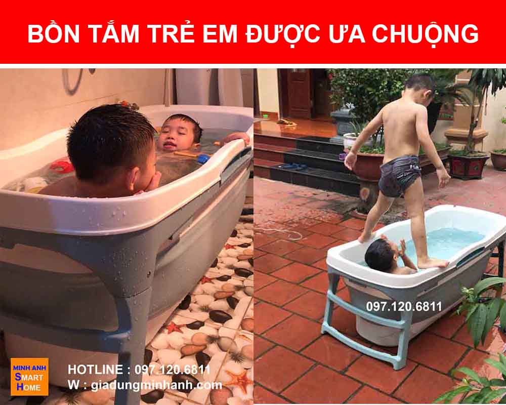 Bồn tắm trẻ em được yêu thích hiện nay
