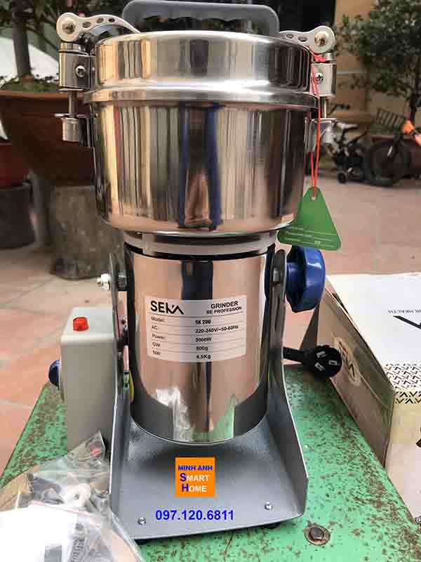 Hình ảnh thực tế máy xay bột khô siêu mịn Seka
