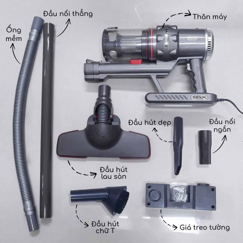 Máy Hút Bụi Đa Năng Cầm Tay Gồm Những Gì