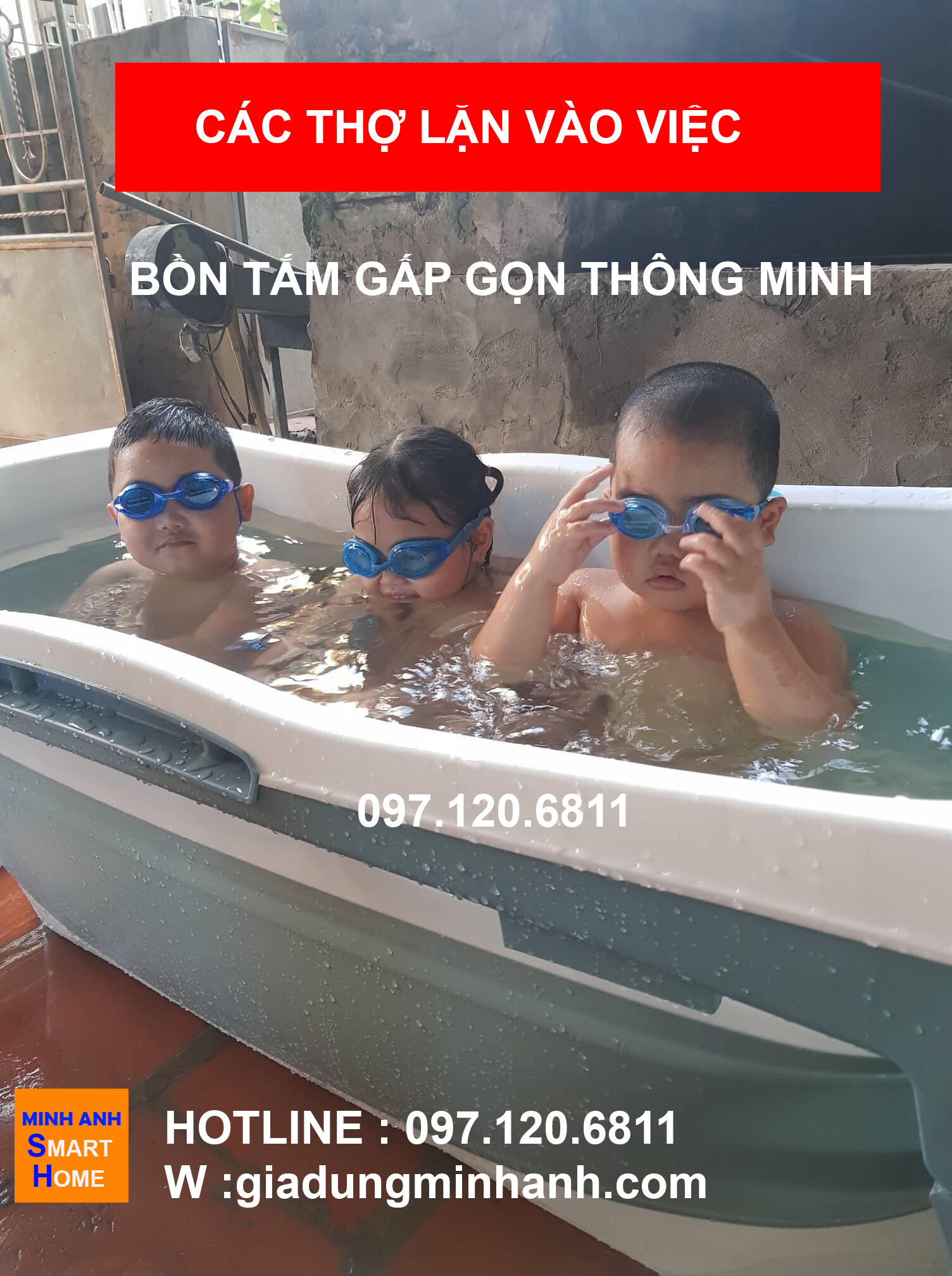 Bồn tắm gấp gọn tại Hồ Chí Minh